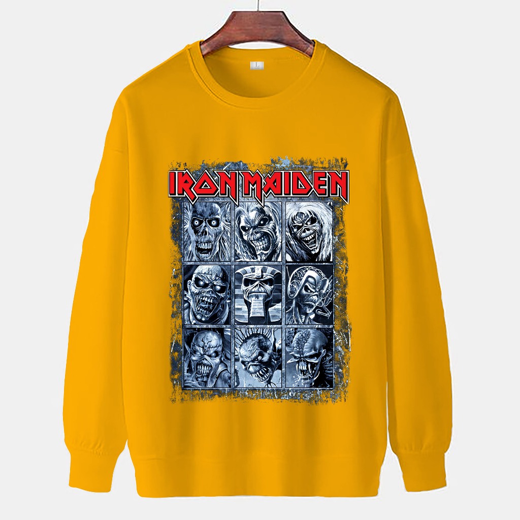 RJ5 Marcheline, Sweater Crewneck, Sweater Distro, Iron Maiden