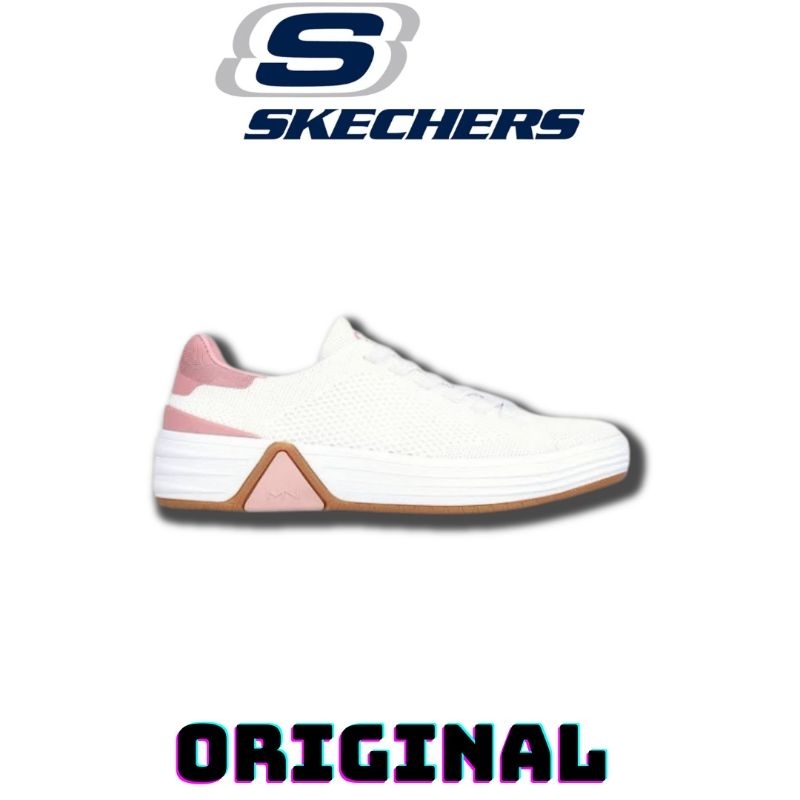 Sepatu Skechers Mark Nason White Women's ( 133315/WPK ) Original