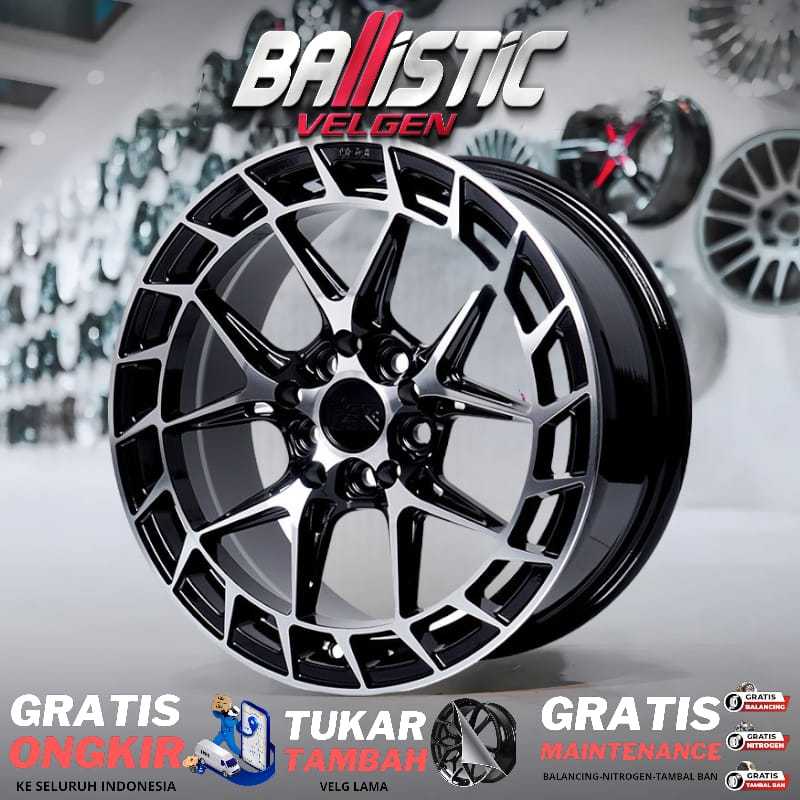 Velg Variasi HSR Wheel Terbaru Type LPS Ring 16 Lubang Baut 5 Velg Racing Mobil Rush, Ertiga DLL