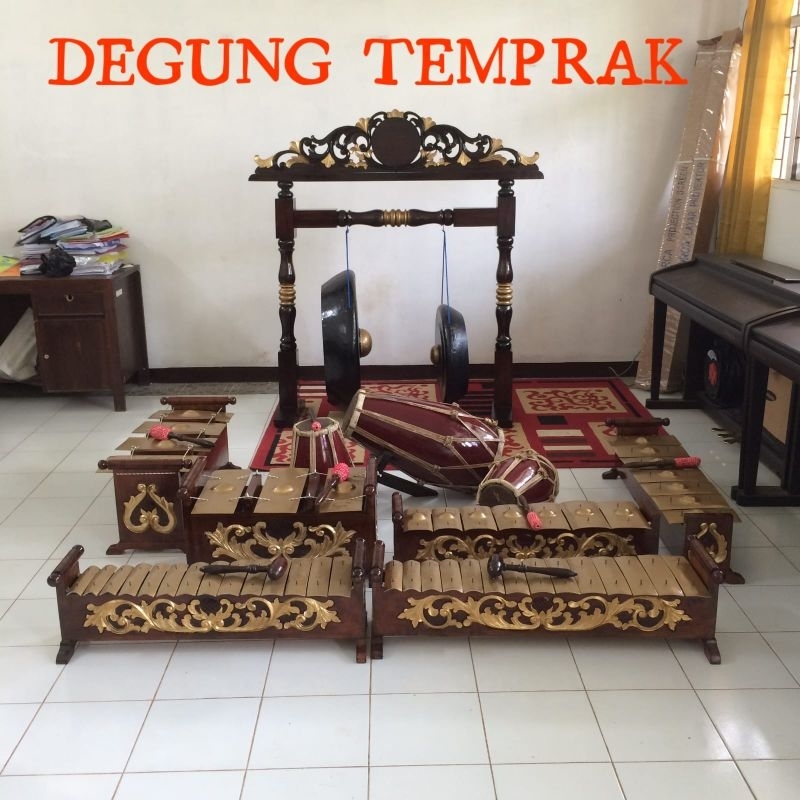 Gamelan degung temprak bahan besi