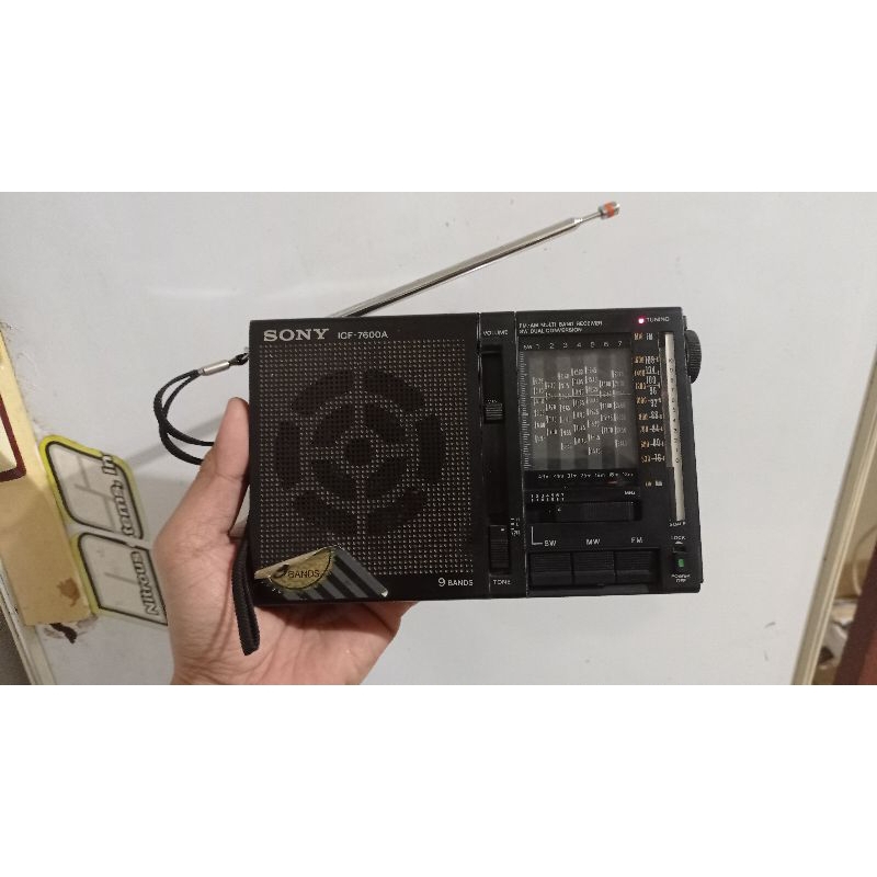 RADIO JADUL SONY ICF7600A NORMAL SIAP PAKAI