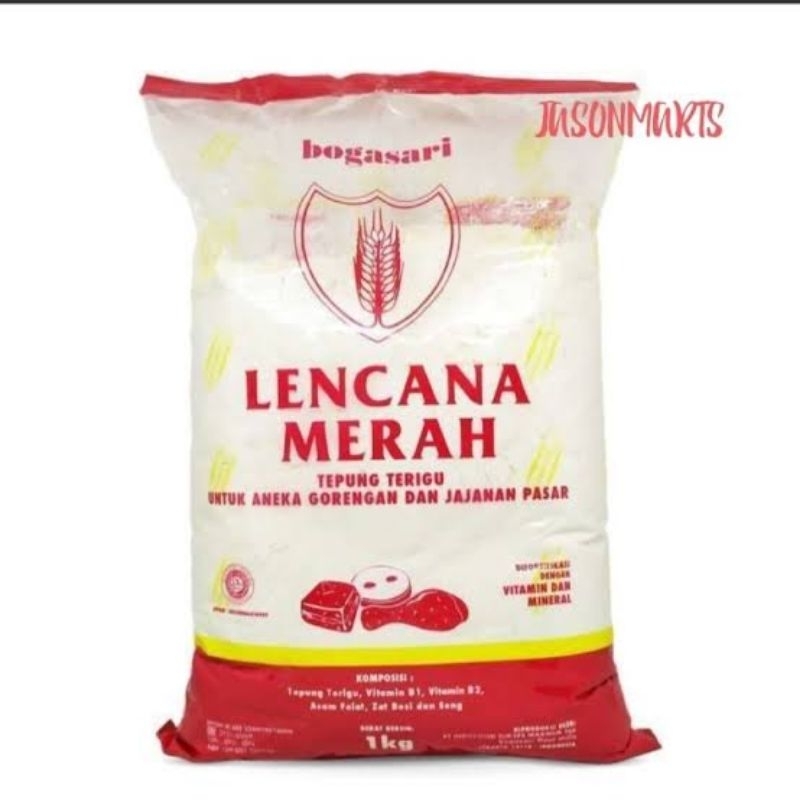 

TEPUNG TERIGU SERBAGUNA LENCANA MERAH KEMASAN 1KG