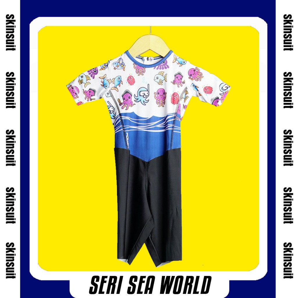 Skinsuit Sepatu Roda Anak Inline Skate Power Apparel Jersey Olahraga