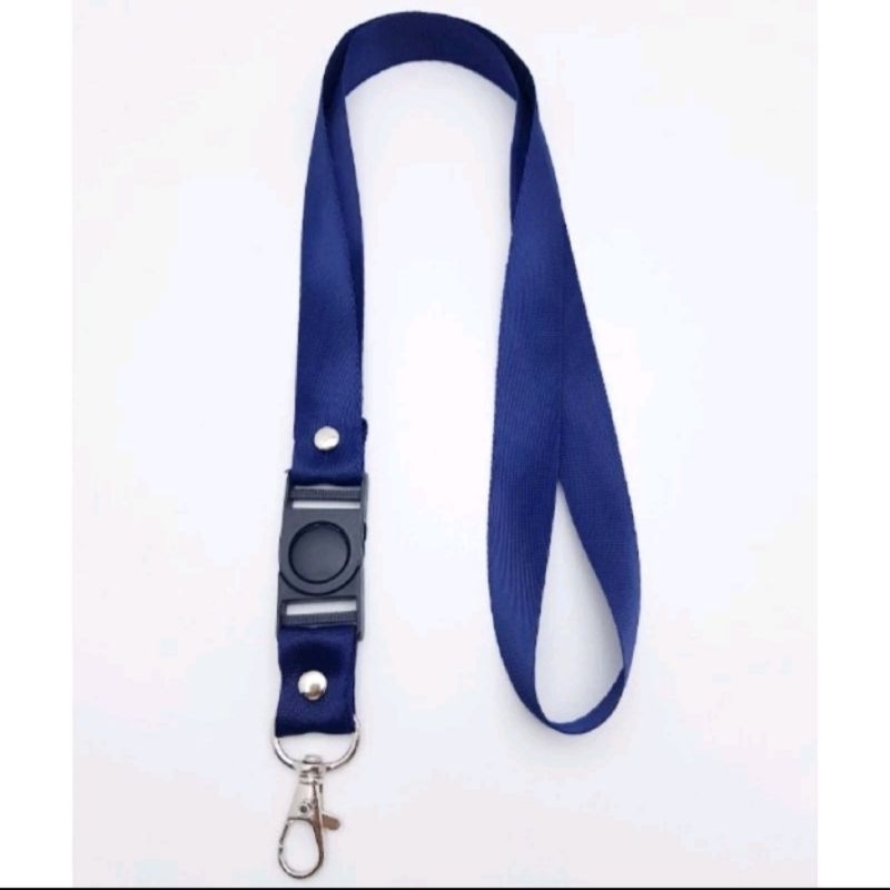 

Tali Lanyard - Gantungan Id Card - Biru Tua