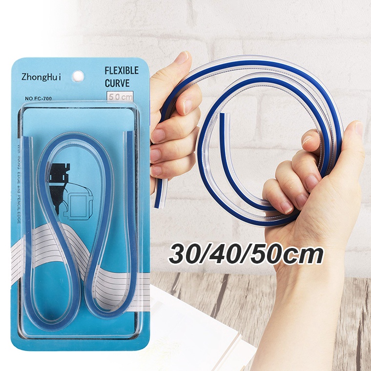 

Flexible Penggaris Pola 5cm Curve Ruler CT5 Bahan Plastic Vinyl Lengkung Quilters Flexi Elastic Measuring Measure Jahit Tailors Drawing Drafting Draf Draft Tool KODE D3L2