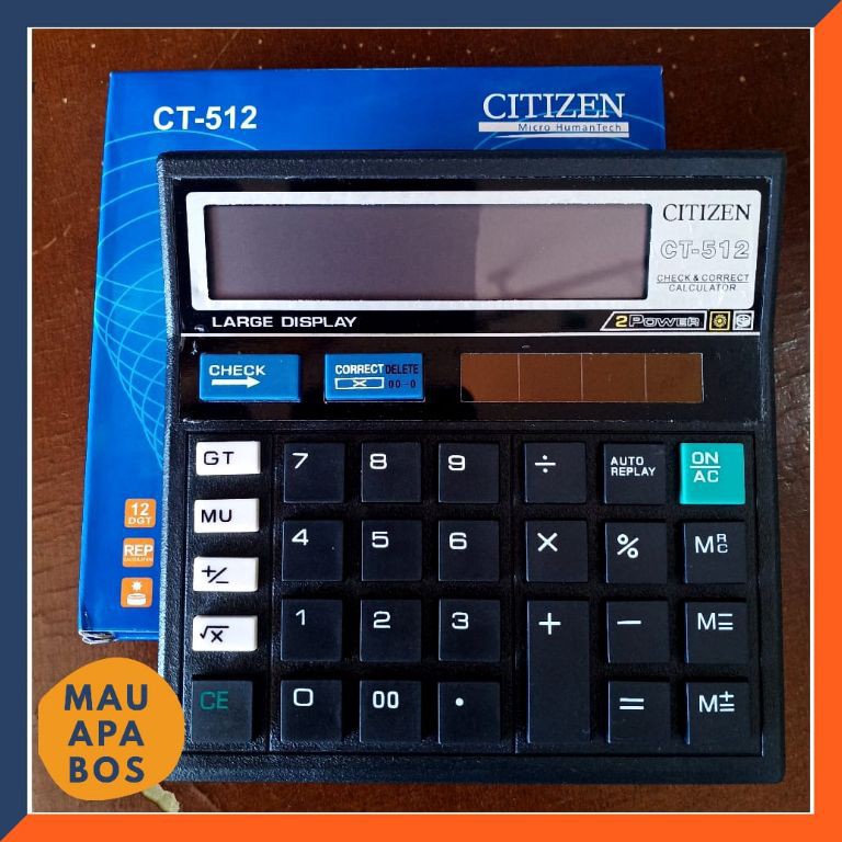 

Kalkulator Citizen CT512 KODE I6O9