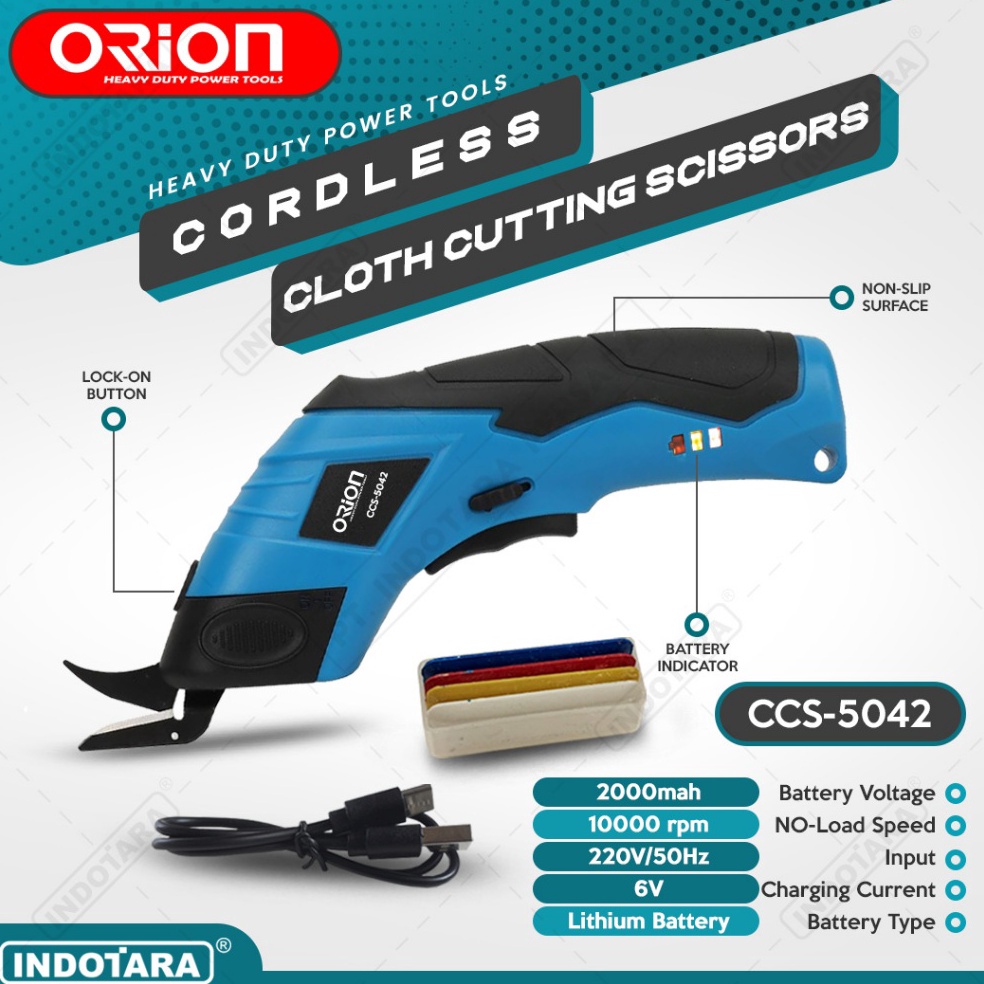 

Gunting Listrik Pemotong Kain Portabel Tanpa Kabel Elektrik Charger KODE J4J4