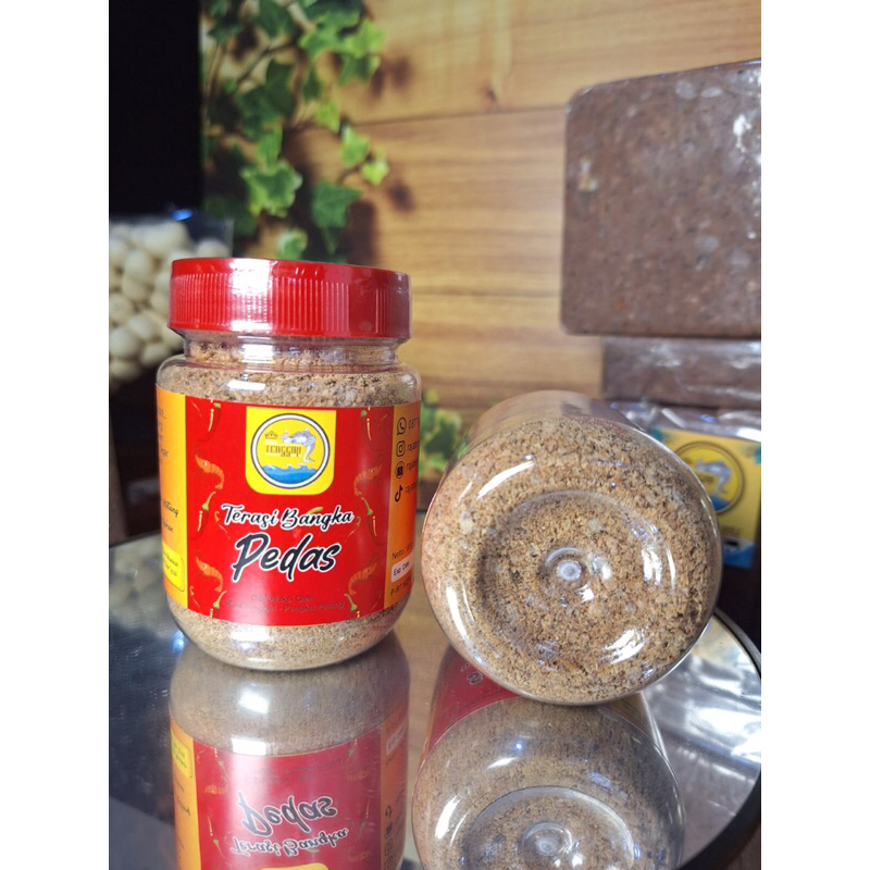 

Terasi bangka sangrai rasa Pedas 85gr