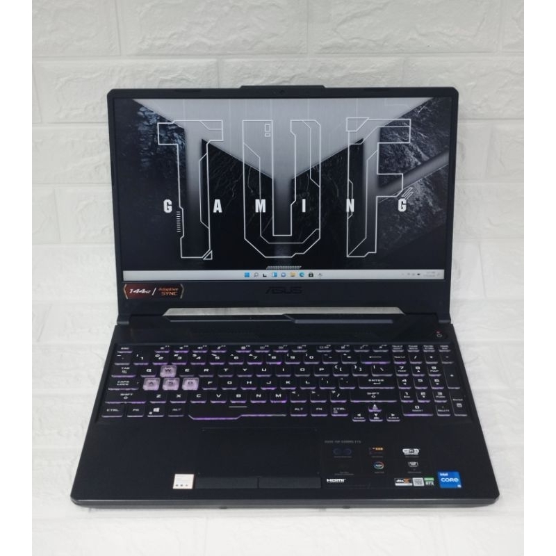 Laptop ASUS TUF GAMING F15 Intel core i5 Gen 11 RAM 16 GB SSD 512 GB