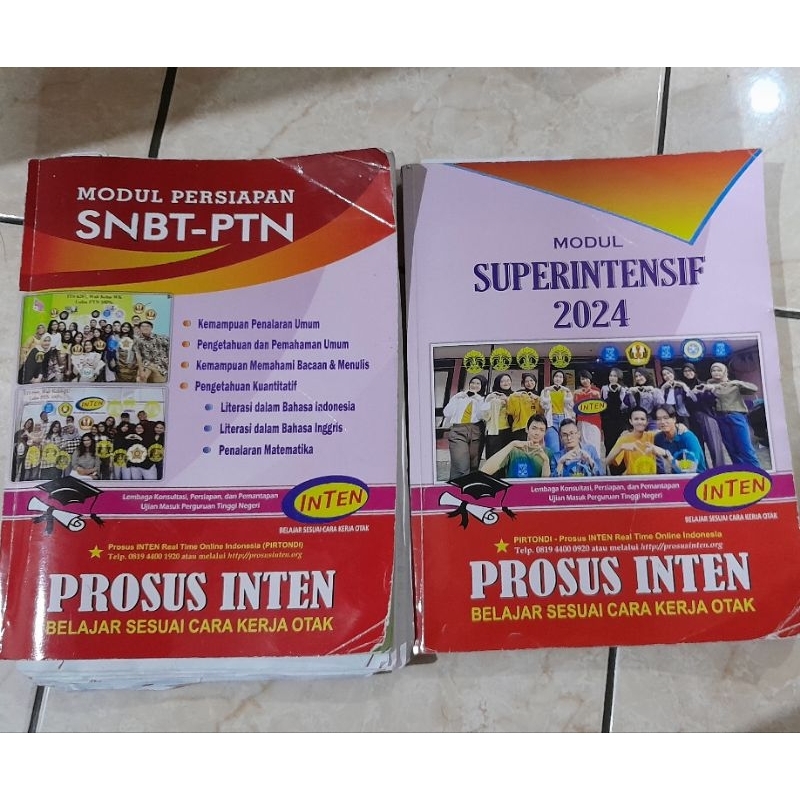 Preloved buku persiapan snbt Inten