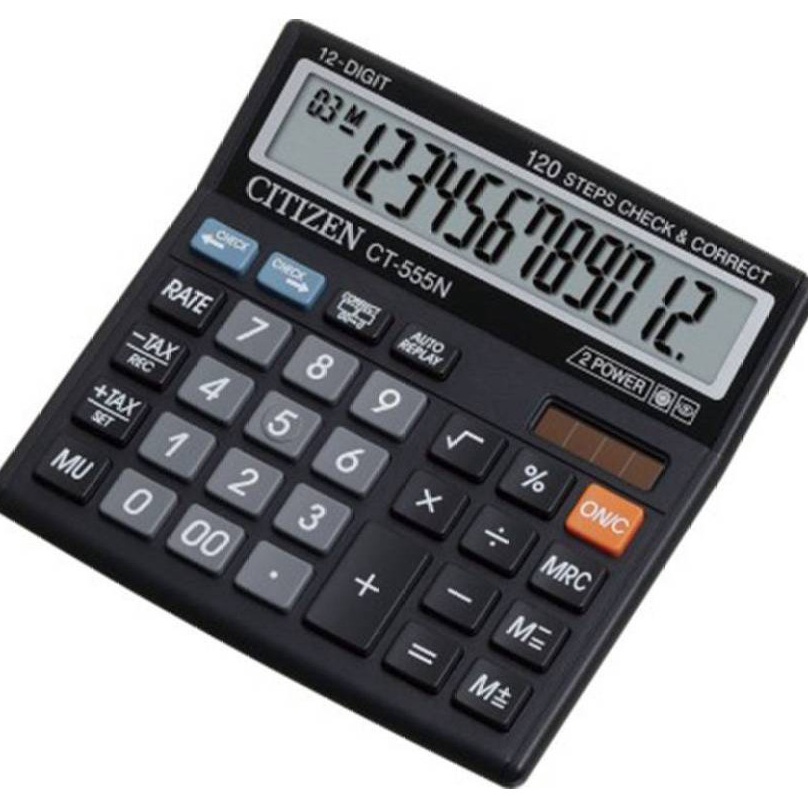 

Kalkulator Citizen CT555N CT 555 N Tax Calculator Mark Up Calculation KODE J4N1