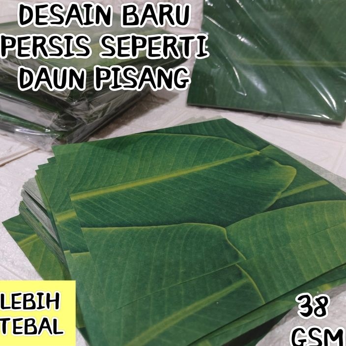 

FG2 Kes nasi KFC laminasi berMotif Daun dan Black Resto uk2 x 2 cm