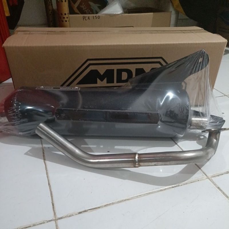 Knalpot MDM Spesial Request kondoman untuk Beat Fi ESP karbu Deluxe Genio, Vario New, Vario Old dan 