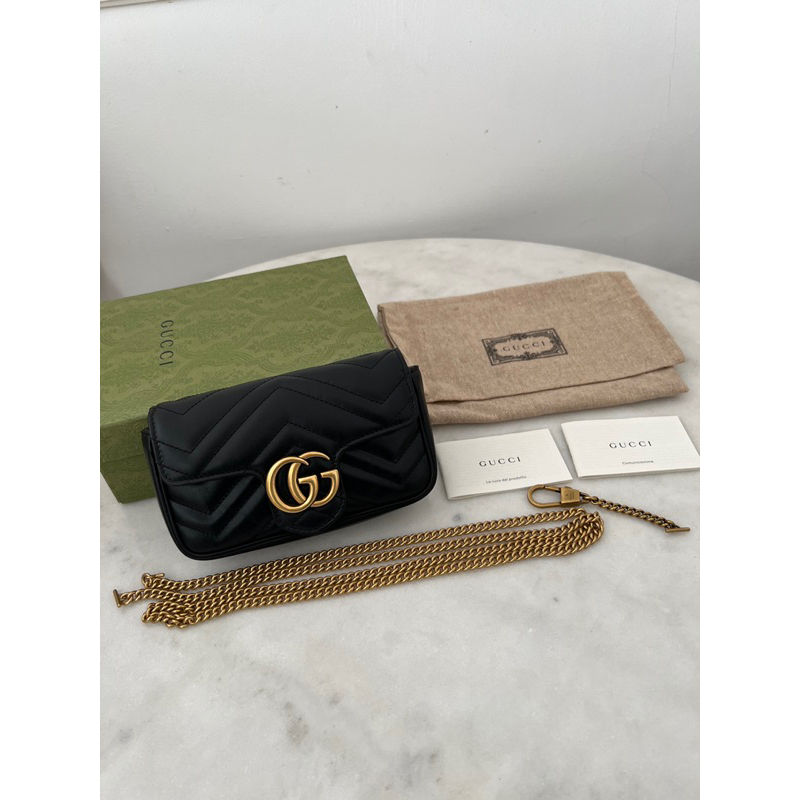 ❌❌ SOLD  ❌❌ gucci super mini preloved pl second