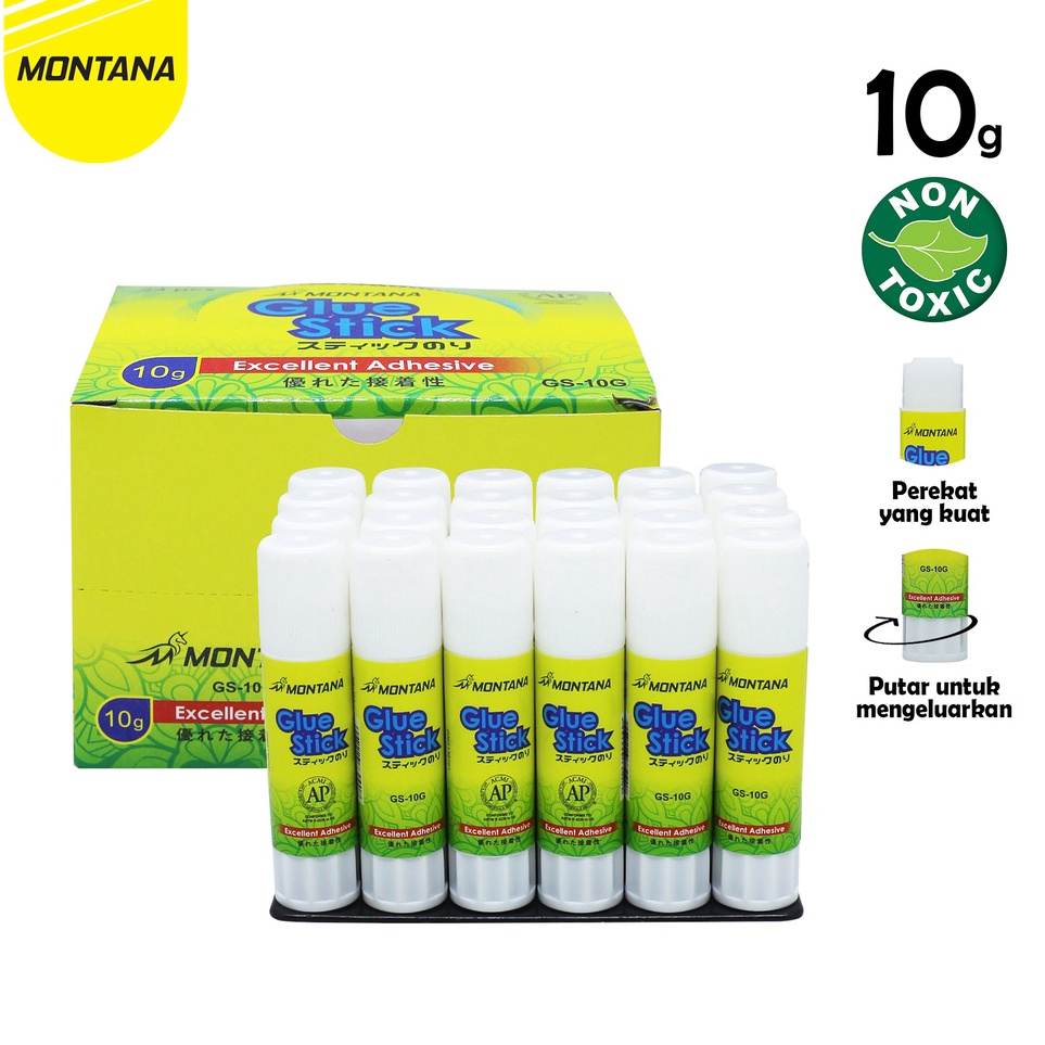 

KODE S2X MurahMurahATK Glue Stick Lem Batang Montana GS1 1Gr