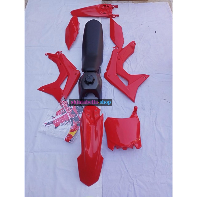 body full set crf 150 l cover body set trail crf 150l lengkap jok dan tangki