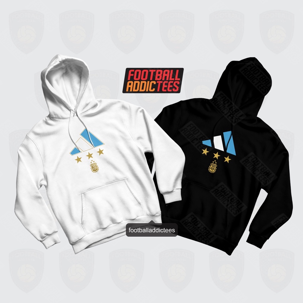 KODE M75N JACKET HOODIE BOLA ARGENTINA 3 STARS CHAMPIONS WORLD CUP 222