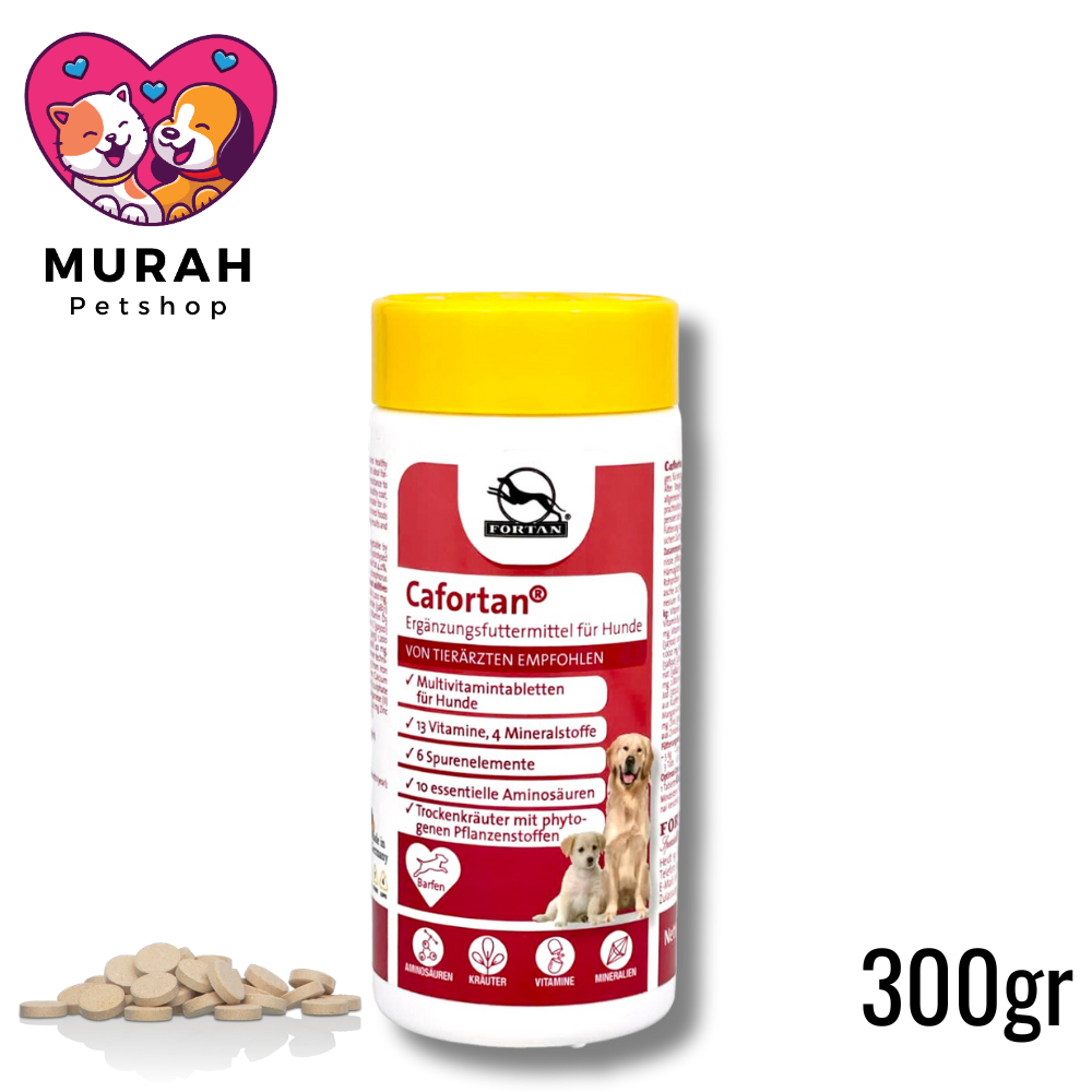 FORTAN Cafortan 300gr Multivitamin Suplemen Imun Anjing