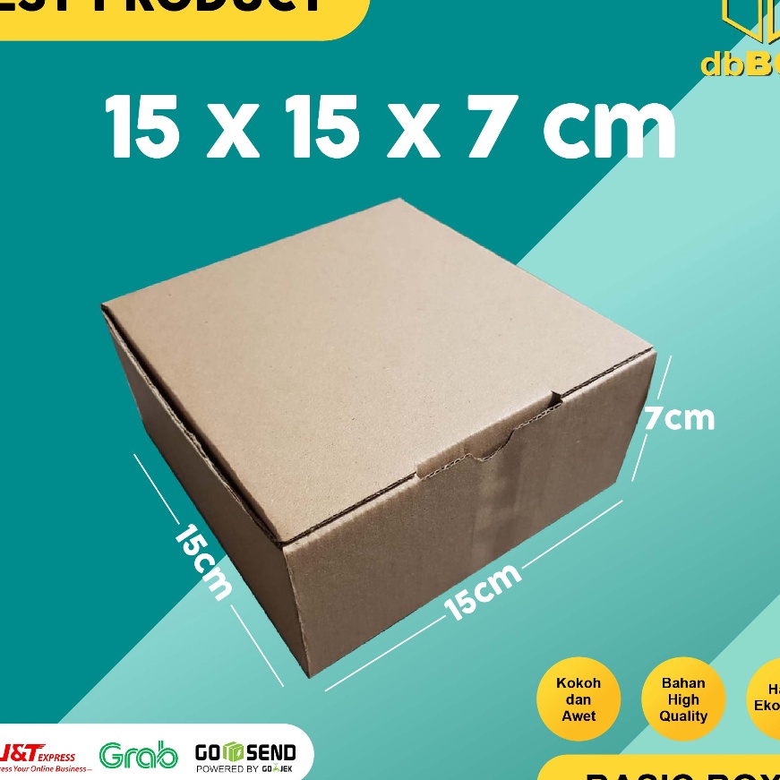 

HJ6 1Pcs Kardus 15x15x7 cm Die Cut dan easy usage