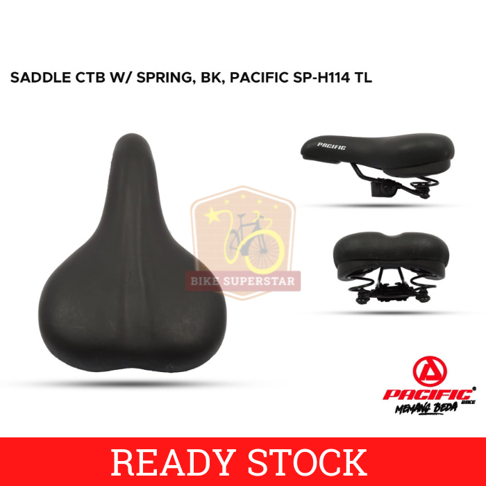 Sadel Per Jok Sepeda PACIFIC SP-H114 MTB Gunung Lipat Keranjang CTB Jengki