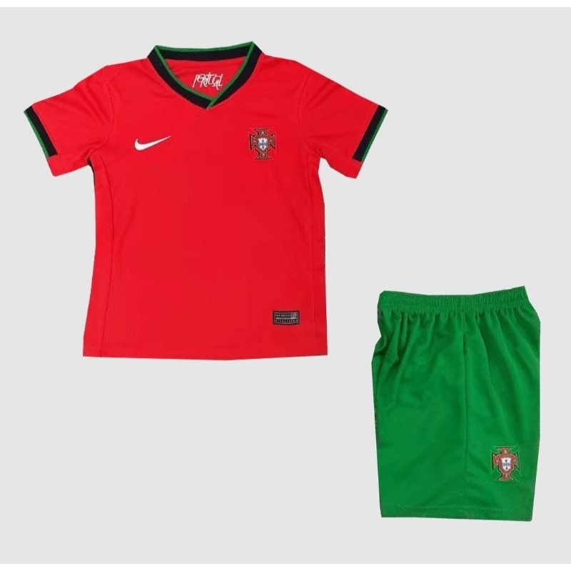 kids jersey bola portugal home musim baru