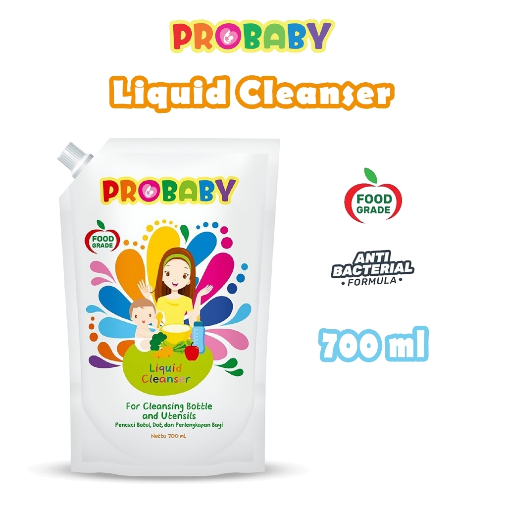 Probaby Liquid Cleanser Sabun Pencuci Pembersih Botol Susu Dot Dan Perlengkapan Bayi - Probaby Liqui