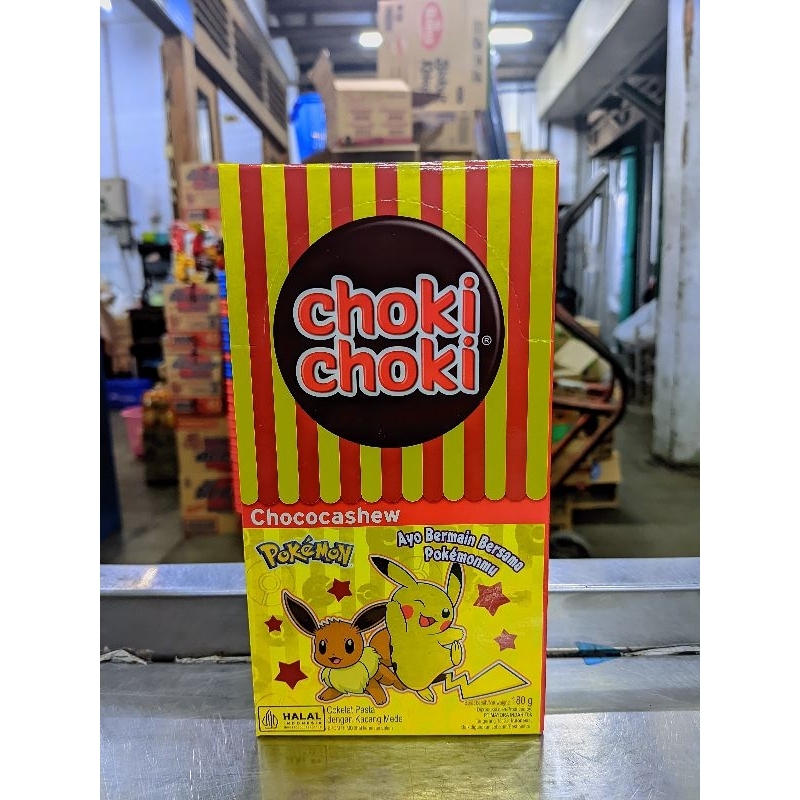 

CHOKI CHOKI CHOCOCASHEW 1 BOX ISI 20*9gr