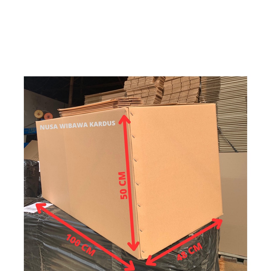 

HJ6 kardus box packing polos 1x48x5 cm
