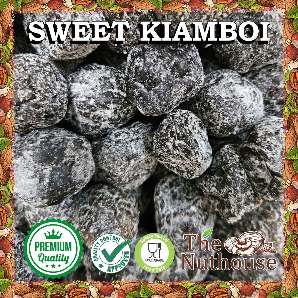 

Sweet Black Kiamboi / Plum Kering Manis / Kiamboy / Dried Prune [Premium] 100gr / 250gr / 500gr / 1kg