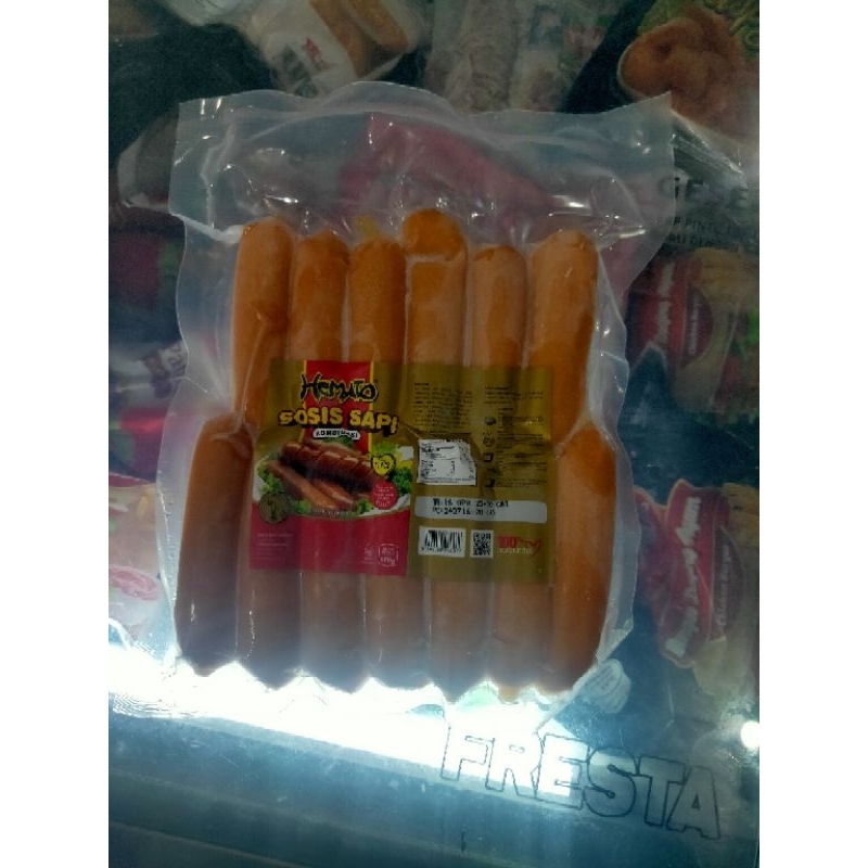 

RN_FROZEN - HEMATO Sosis Bakar Sapi Mini 11's Berat Kemasan 500gr