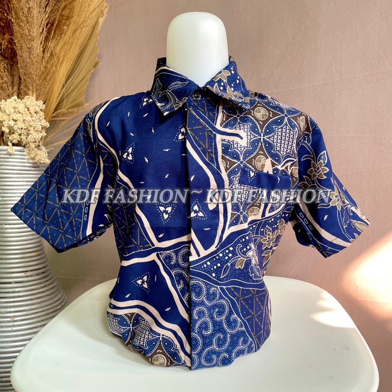 KEMEJA BATIK ANAK LAKI-LAKI / KEMEJA ANAK LENGAN PENDEK / BATIK PESTA / BAJU ANAK UMUR 2-9 TAHUN