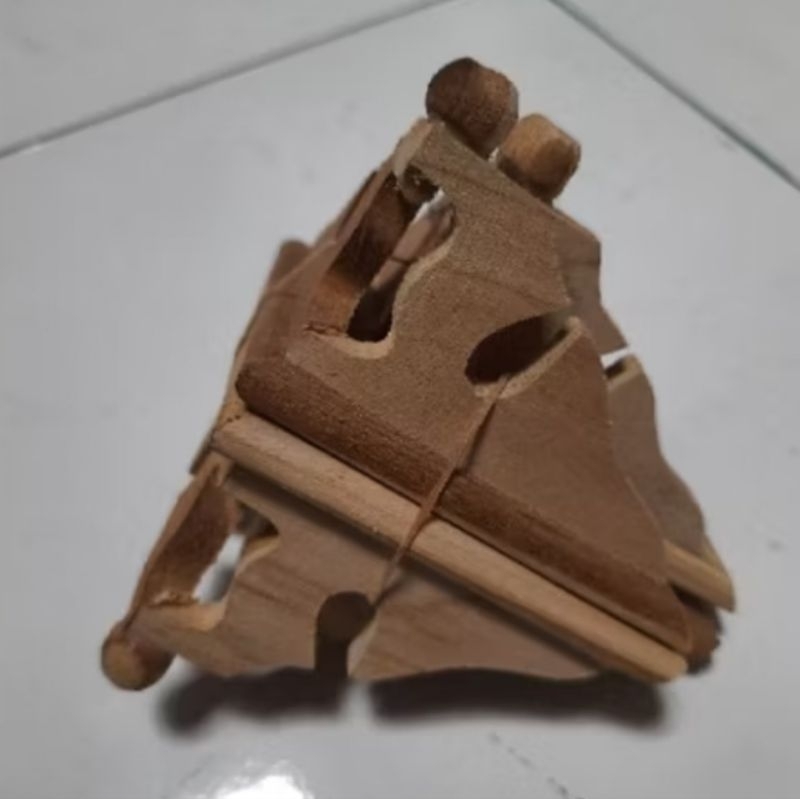 Kaki Sangkar Anis 1 set Isi 4 Pcs Bahan Kayu Mentah Kaki Sangkar Kotak Kayu