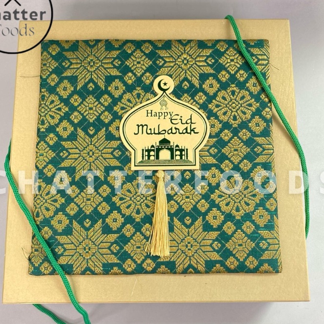 

KP8 Hardbox Songket Premium Isi 4 Toples Box Hampers Lebaran gram