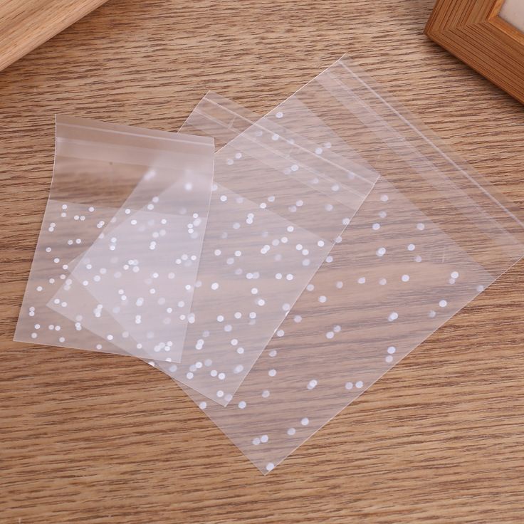 

Terbaru DY Cookies Packaging Polkadot Dove Opp lucu 1pcs berbagai ukuran