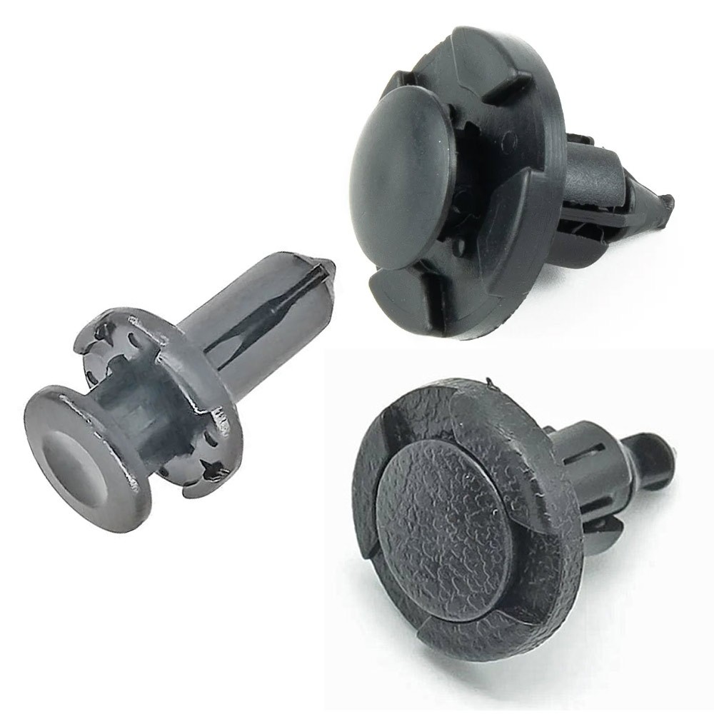 Kancing Klip Tutup Mesin 12 x 50 Pcs Penempel Trim Bemper Splash Guard Arch Liner Radiator Grilles E