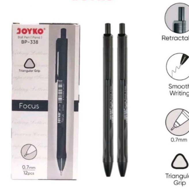 

HJ6 Pulpen Joyko Vocus Bp3387mm 1pak12pcs