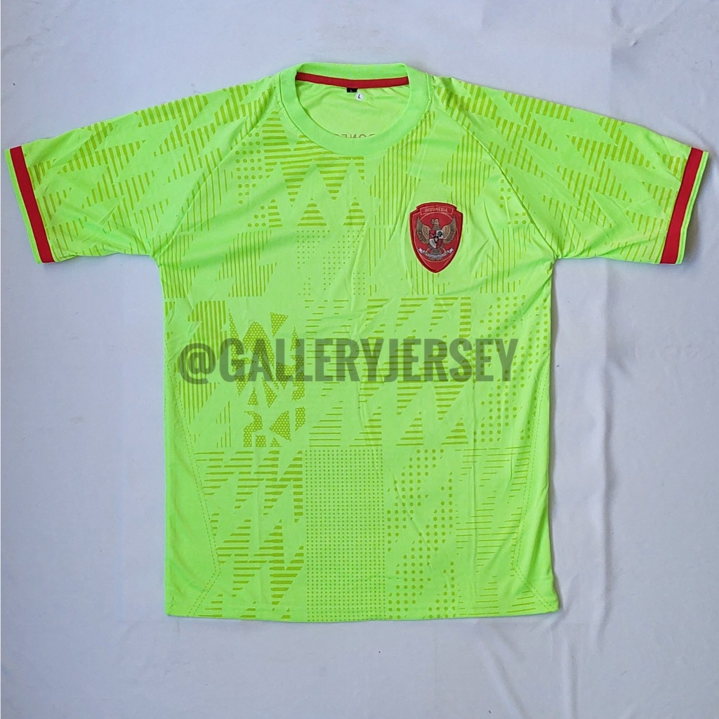 JERSEY BOLA KIPER DEWASA TIMNAS INDONESIA HIJAU IJO BAJU BOLA DEWASA TIMNAS KIPER INDONESIA HIJAU IJ