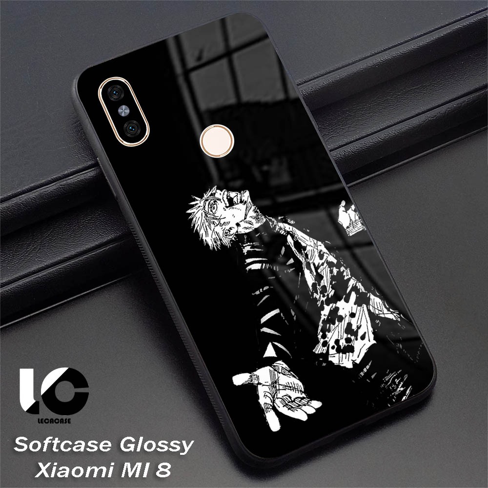 Softcase Glossy Xiaomi MI 8 |LR03| Case Kilau Xiaomi MI8 Kesing Silikon Soft Case HD Quality Leca ca