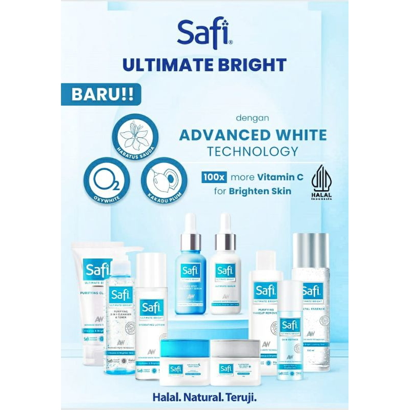 Safi Ultimate Bright  Paket Ekonomis Kulit Kering 6psc