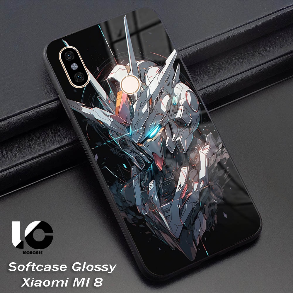 Softcase Glossy Xiaomi MI 8 |LR13| Case Kilau Xiaomi MI8 Kesing Silikon Soft Case HD Quality Leca ca
