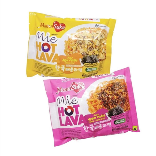 

Mamasuka mie hot lava ayam pedas / keju pedas 89 gram
