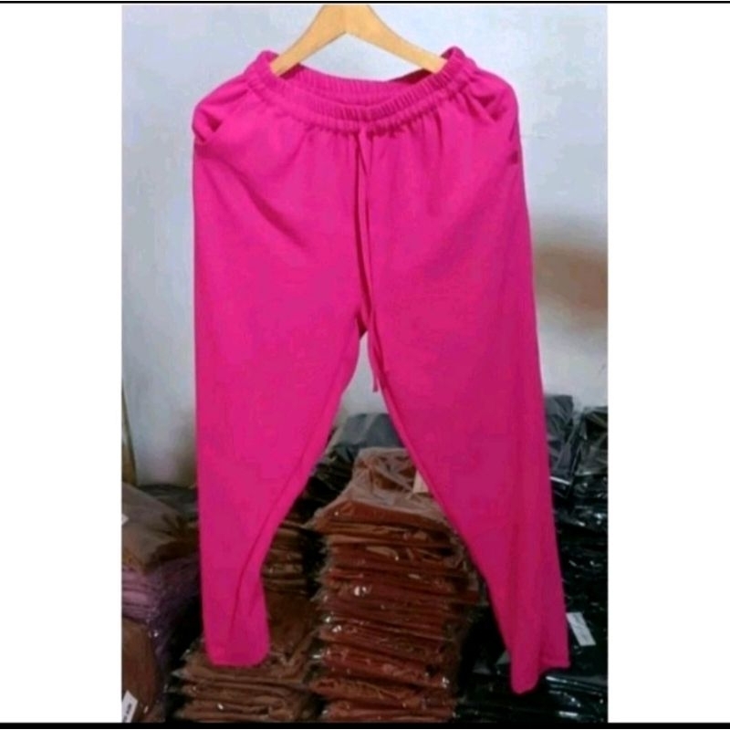 BAGGY PANTS CREKLE AIR FLOW / BAGGY PANTS BIG SIZE JUMBO / CELANA PANJANG WANITA JUMBO