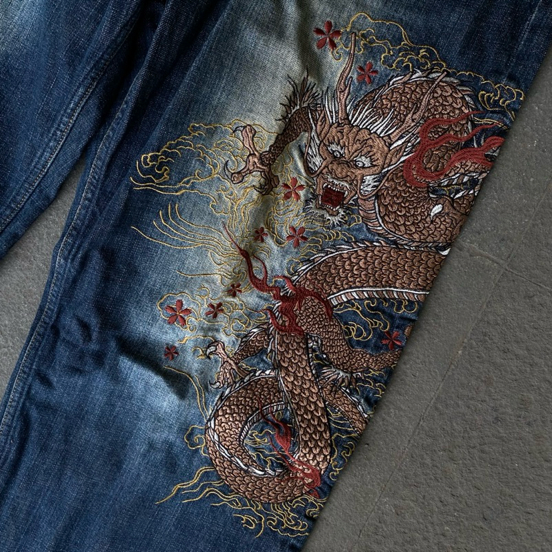 Karakuri Tamashi Sukajan Denim