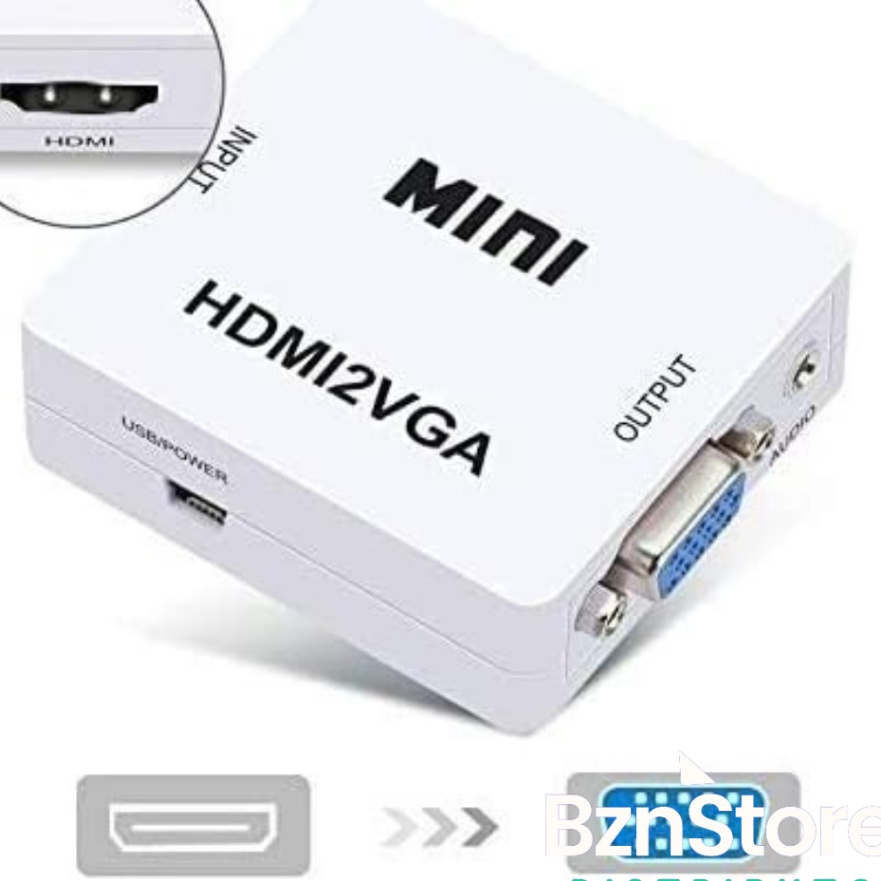 KI3 HDMI2VGA Converter HDMI To VGA M Adapter HD Video 1P