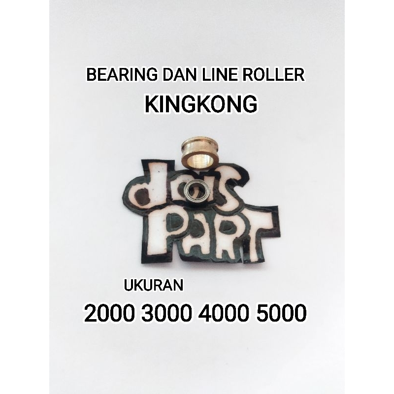 Bearing Dan Line Roller Kingkong Sahara Goldent Fish Ukuran 3000 4000 5000
