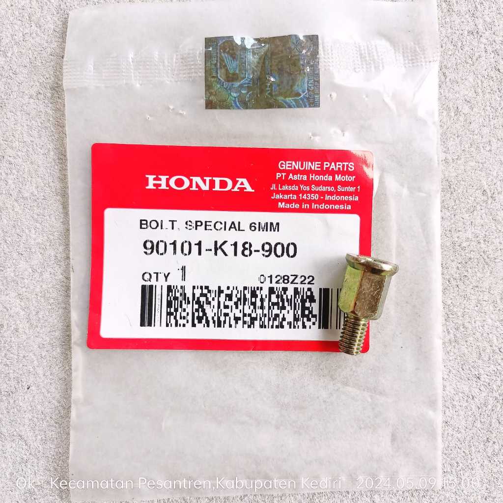 Bolt Special 6MM Stay Filter Fuel Pump - Baut Dudukan Saringan Rotak-Pompa Bensin Honda New-MegaPro 