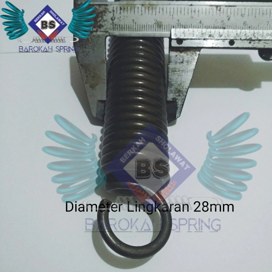Per Spring Tarik Baja 4mm 18cm