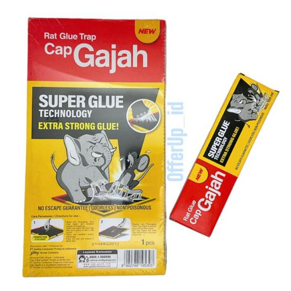 Cap Gajah Lem Perangkap Tikus Dan Hama