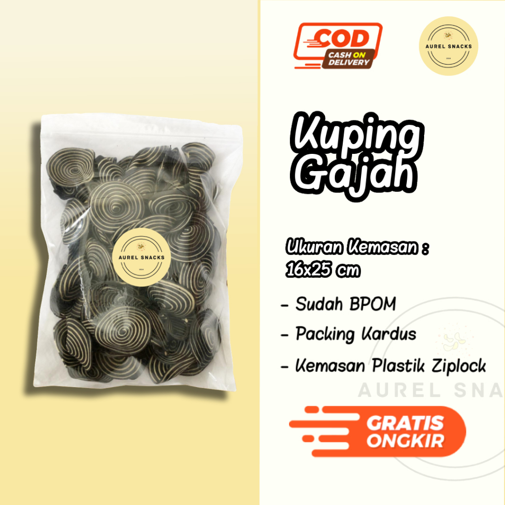 

Harga 3.000/5.000/10.000 Kuping Gajah Aurel Snacks / Snack Grosir Kiloan Murah Meriah / Cemilan Camilan Jadul / Makanan Ringan