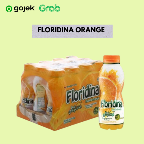 

Floridina Orange - Minuman Botol Floridina 360 ml (1 Karton Isi 12 Botol)